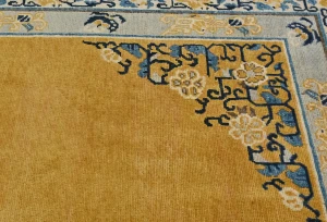 Gold Floral Modern 6X8 Kazak Pakistan Rug
