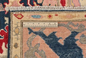 Dark Navy Floral Modern 5'2X6'4 Kazak Pakistan Rug
