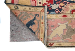 Dark Navy Floral Modern 5'2X6'4 Kazak Pakistan Rug