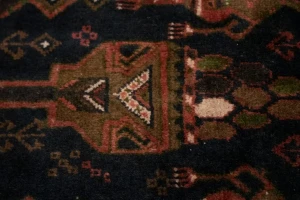 Vintage Rusty Red Tribal 4'6X10 Balouch Persian Runner Rug
