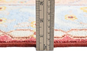 Pastel Gray Pictorial Modern 4'6X7'0 Kazak Pakistan Rug