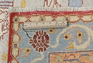 Pastel Gray Pictorial Modern 4'6X7'0 Kazak Pakistan Rug