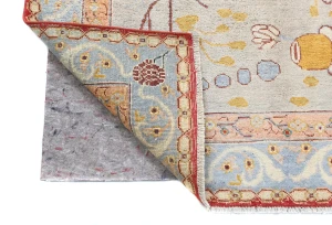 Pastel Gray Pictorial Modern 4'6X7'0 Kazak Pakistan Rug