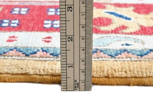Rusty Beige Pictorial Modern 4'11X6'4 Kazak Pakistan Rug