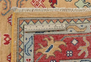 Rusty Beige Pictorial Modern 5X7 Kazak Pakistan Rug
