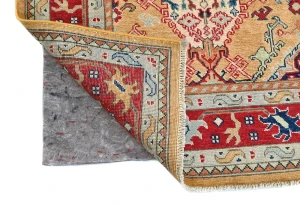 Rusty Beige Pictorial Modern 5X7 Kazak Pakistan Rug