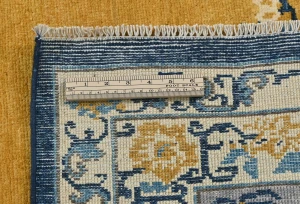 Gold Floral Modern 5X7 Kazak Pakistan Rug