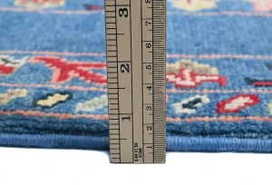 Blue Floral Modern 3X5 Kazak Osuhak Pakistan Rug