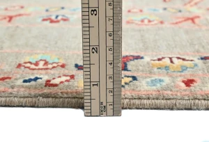 Brown Floral Modern 3X5 Kazak Oushak Pakistan Rug
