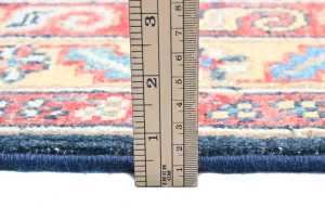 Red Geometric Modern 4X6 Kazak Oushak Pakistan Rug