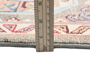 Brown Geometric Modern 4X6 Kazak Oushak Pakistan Rug
