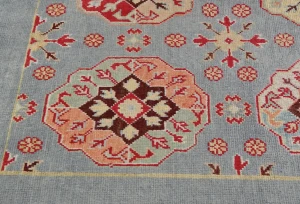 Geometric Modern 4X6 Kazak Oushak Pakistan Rug