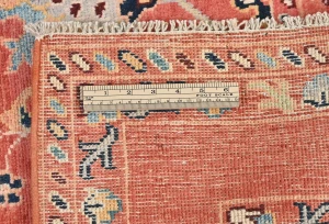 Orange Tribal Floral 4X6 Kazak Peshawar Oriental Rug