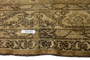 Semi Antique Brown Sugar 4X15 Nahavand Persian Runner Rug