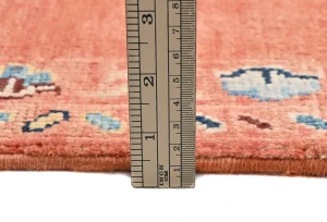 Orange Floral Modern 4X6 Kazak Osuhak Pakistan Rug