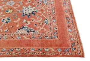 Orange Floral Modern 4X6 Kazak Osuhak Pakistan Rug