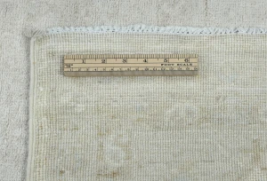 Muted Gray Floral Transitional 9X12 Oushak Oriental Rug