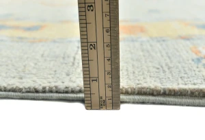 Muted Colors Floral Transitional 10X14 Oushak Oriental Rug