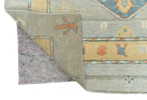 Muted Colors Floral Transitional 10X14 Oushak Oriental Rug