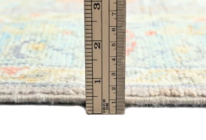 Muted Colors Floral 3X10 Oushak Oriental Runner Rug