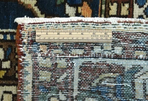 Semi Antique Beige Floral 12X15 Vintage Oriental Rug