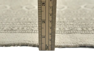 Beige Allover Tribal 9X12 Vintage Oriental Rug