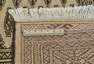 Cream Allover Tribal 10X13 Vintage Oriental Rug