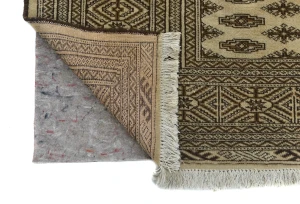Cream Allover Tribal 10X13 Vintage Oriental Rug