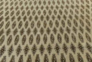 Cream Allover Tribal 10X13 Vintage Oriental Rug