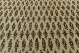 Cream Allover Tribal 10X13 Vintage Oriental Rug