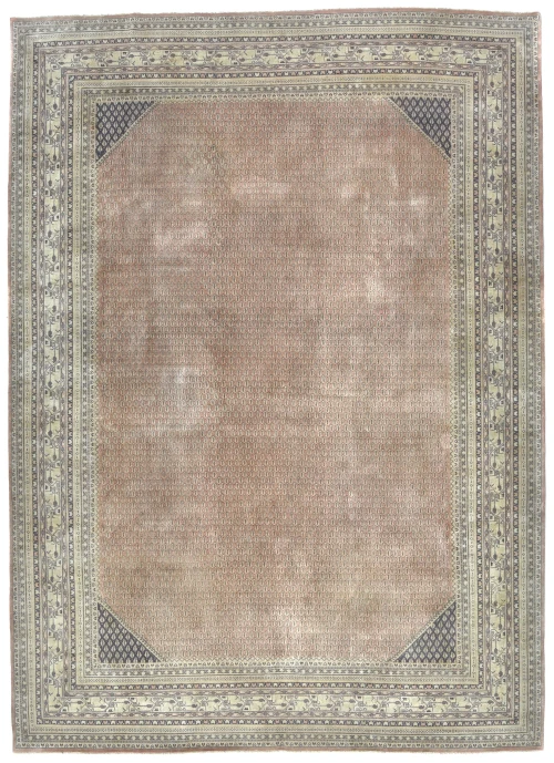 Muted Colors Tribal 9X12 Vintage Oriental Rug