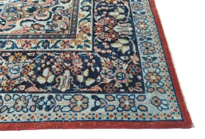 Semi Antique Muted Floral 10X14 Distressed Vintage Oriental Rug