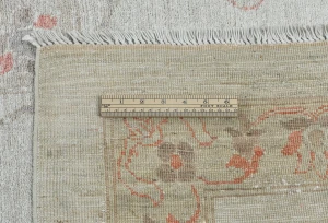Muted Floral Transitional 12X16 Oushak Peshawar Oriental Rug