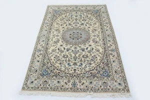 Cream Traditional Classic 5X8'5 Nain Persian Rug
