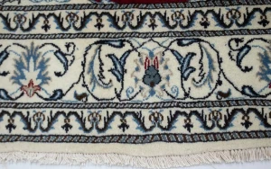 Red Floral Traditional 5'3X7'9 Nain Tabas Persian Rug