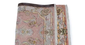 Pastel Pink Classic Pictorial 3X4 Tabriz Persian Rug