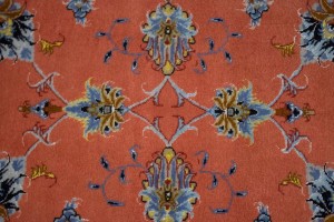 Coral Traditional 3X4 Tabriz Persian Rug