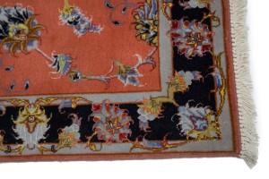 Coral Traditional 3X4 Tabriz Persian Rug