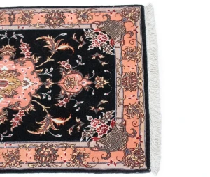 Black Traditional 2X3 Set of Tabriz Persian Rugs
