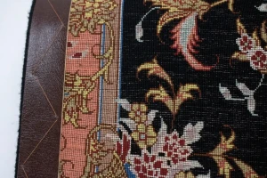 Black Traditional 2X3 Set of Tabriz Persian Rugs