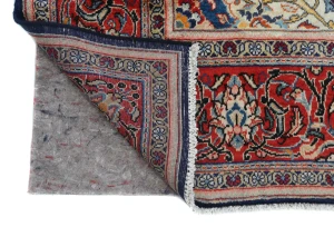 Vintage Purple-navy Floral Traditional 7X11 Mahal Persian Rug