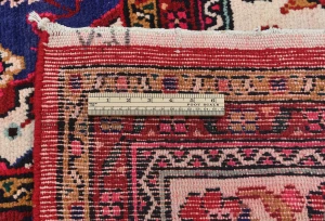 Vintage Red Tribal 7X10 Hamedan Persian Rug