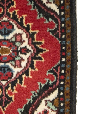 Vintage Red Floral Tribal 1'3X1'7 Hamedan Persian Rug