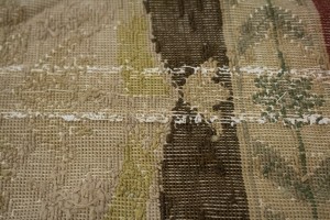 Multicolored 11X31 Aubusson Chinese Rug