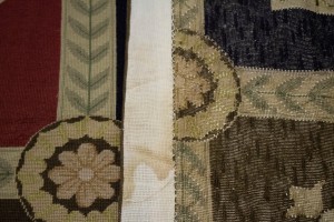 Multicolored 11X31 Aubusson Chinese Rug