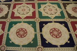 Multicolored 11X31 Aubusson Chinese Rug