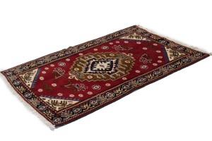 Vintage Red 3X4 Hamedan Persian Rug