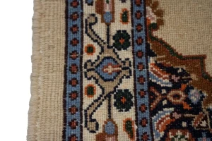 Vintage Cream 2X3 Mood Tabriz Persian Rug