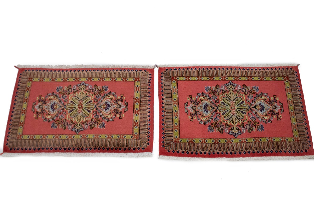 9x12 275x365 Handmade Afghan Rug Free Rug Pad Pastel Red 