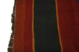 Vintage Tribal 4X12 Kelim Ghashghaie Persian Runner Rug